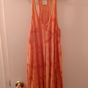 Orange Stretchy Sundress